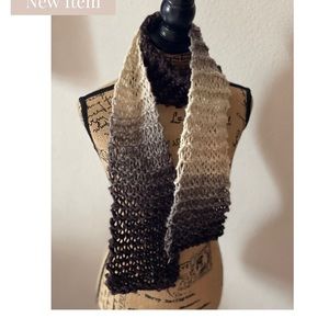 Handmade Ombré Knit Scarf Comfy and Cozy